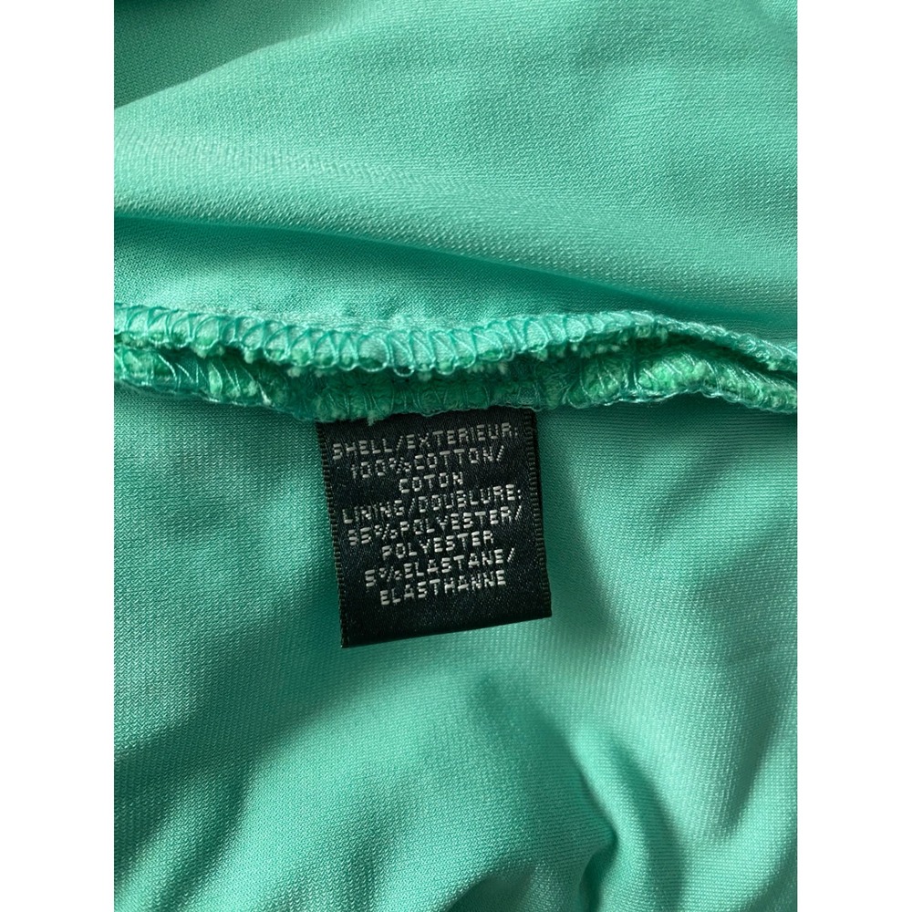 Ralph Lauren Mint Green Floral Eyelet Lace Sleeveles Sheath Party Dress 6 Preppy - Picture 8 of 12